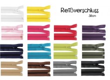 Reißverschluss 5mm teilbar 30cm 